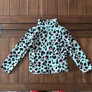 Place Kids Leopard Print Rashguard - Black, Pink, Blue